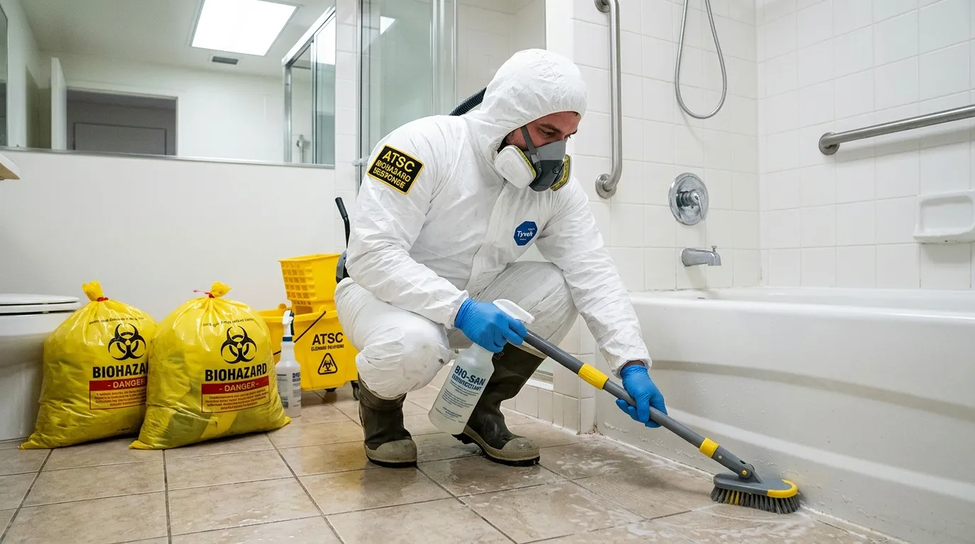 Decontamination equipment deployed for Blood Cleanup in Millbrae